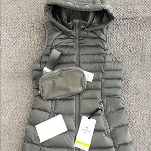 Lululemon NWT Grey Sage EBB + Brave the Cold Vest
